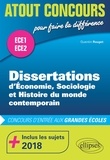 Quentin Rouget - Dissertations d'économie, sociologie et histoire du monde contemporain - ECE1 ECE2.