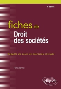 Franck Marmoz - Fiches de droit des sociétés.