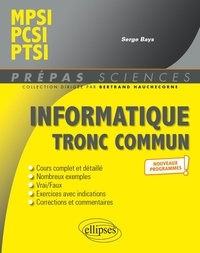 Serge Bays - Informatique tronc commun - MPSI, PCSI, PTSI.