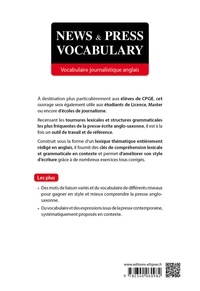 News & Press Vocabulary. Vocabulaire journalistique anglais, niveau B2-C1