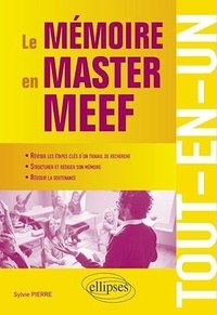 Sylvie Pierre - Le mémoire en master MEEF.