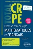 Manuelle Duszynski et Thomas Petit - L'épreuve orale de leçon mathématiques et français.