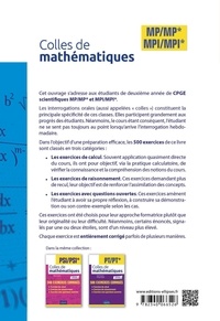 Colles de Mathématiques MP/MP* MPI/MPI*