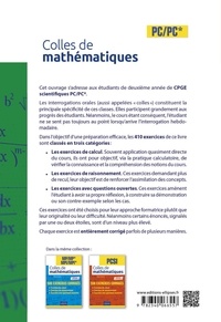Colles de Mathématiques PC/PC*  Edition 2022