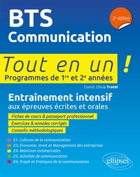 Olivia Trotel - BTS Communication - Programmes de 1re et 2e années.