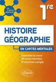 Brice Rabot - Histoire-géographie en cartes mentales 1re.