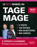 Joachim Pinto et Arnaud Sévigné - Le Petit Manuel du TAGE MAGE - 3 tests, 120 fiches, 600 questions, 600 vidéos.