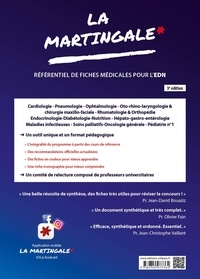 La Martingale, référentiel de fiches médicales pour l'EDN. Cardiologie,Pneumologie, Ophtalmologie, ORL-CMF, Rhumatologie-Orthopédie, Endocrinologie-Diabétologie-Nutrition, Hépato-gastro-entérologie, Maladies infectieuses, Soins palliatifs 3e édition