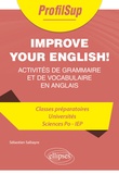 Sébastien Salbayre - Improve your english ! - Activités de grammaire et de vocabulaire en anglais.