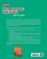 Les mathématiques expliquées pas à pas CPGE ECT-2