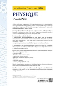 Les 1001 questions de la physique en prépa 1re année PCSI 4e édition actualisée