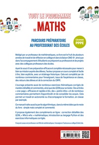 Tout le programme de maths Licence PPPE. Parcours préparatoire au professorat des écoles - Cours et exercices corrigés