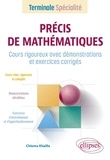 Chlomo Khalifa - Précis de Mathématiques Tle Spécialité - Cours rigoureux avec démonstrations et exercices corrigés.