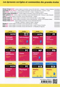 Maths et informatique MP. Concours commun 2021/2022/2023 Mines-Ponts, Centrale-Supelec, CCINP 3e édition