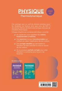 Physique, thermodynamique, transferts thermiques Licence/BUT  Edition 2024