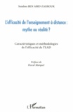 Sandoss Ben Abid-Zarrouk - L'efficacité de l'enseignement à distance : mythe ou réalité ? - Caractéristiques et méthodologies de l'efficacité de l'EAD.