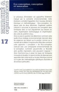 Marché et Organisations N° 17 Eco-conception, conception et innovation. Les nouveaux défis de l'entreprise