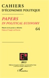  L'Harmattan - Cahiers d'économie politique N° 64/2013 : .