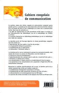 Cahiers congolais de communication N° 11, Avril 2014