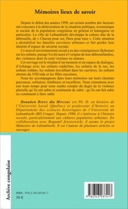 La violence des jeunes dans la ville de Lubumbashi. Mémoire des victimes et des bourreaux