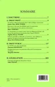 Revue africaine des sciences juridiques N° 2/2014