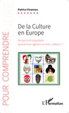 Patrice Vivancos - De la culture en Europe - De quoi est-il question quand nous agitons ce mot "culture" ?.