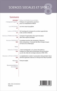 Sciences Sociales et Sport N° 8/2015 Comparer le sport