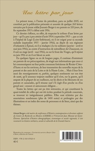 Une lettre par jour. Correspondance de Joannès Berger, poilu forézien, avec sa famille (1913-1919) Tome 2, De Legé (Loire-Inférieure) à Saint-Dié (Vosges), septembre 2015 à août 2016