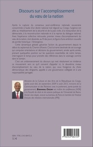 Discours sur l'accomplissement du voeu de la nation