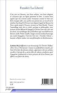 Fonnkèr La Liberté. Edition bilingue français-créole réunionnais