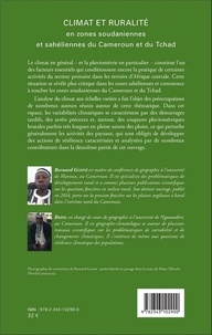 Climat et ruralité en zones soudaniennes et sahéliennes du Cameroun et du Tchad