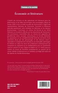 L'Homme et la Société N° 200, 2016/2 Economie et littérature