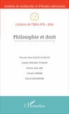 Vincent Davy Kacou Oi Kacou et Joseph Wouako Tchaleu - Cahiers de l'IREA N° 8/2016 : Philosophie et droit.