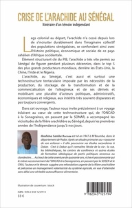 Crise de l'arachide au Sénégal. Itinéraire d'un témoin indépendant