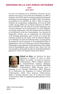 Histoire de la CGT-Force ouvrière. 1895-1947-2017
