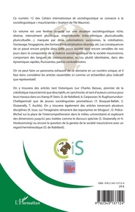 Cahiers Internationaux de Sociolinguistique N° 12/2017 Recherches sociolinguistiques à Maurice