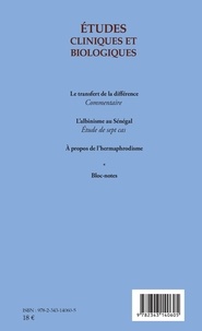 Psychopathologie en Afrique. Tome 3, Etudes cliniques et biologiques