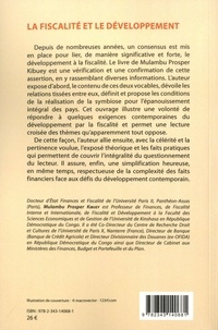 La fiscalité et le développement. Analyse critique et perspective