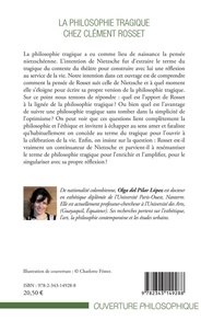 La Philosophie tragique chez Clément Rosset. Un regard sur le réel