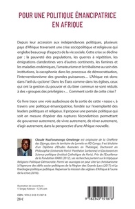 Pour une politique émancipatrice en Afrique