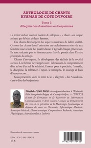 Anthologie de chants kyaman de Côte d'Ivoire. Tome 2, Allegnin des Assoukrou ou benjamines