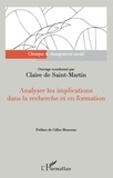 Claire de Saint-Martin - Analyser les implications dans la recherche et en formation.