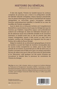 Histoire du Sénégal. Mémoire du Gandiolais