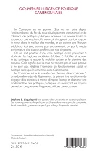 Gouverner l'urgence politique camerounaise