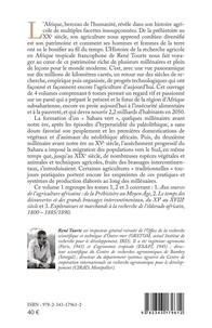 Histoire de la recherche agricole en Afrique tropicale francophone et de son agriculture, de la préhistoire aux temps modernes. Volume 1, De la préhistoire, des découvertes aux temps des explorateurs et marchands des XVe et XIXe siècles...