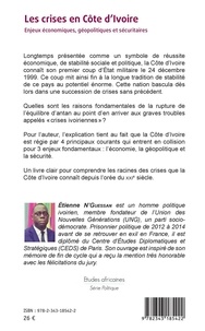 Les crises en Côte d'Ivoire. Enjeux économiques, géopolitiques et sécuritaires