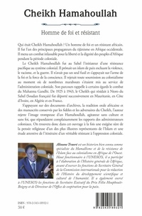 Cheikh Hamahoullah - Homme de foi et résistant. L'Islam face à la colonisation française en Afrique de l'ouest 3e édition revue et augmentée