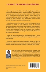 Le droit des mines au Sénégal