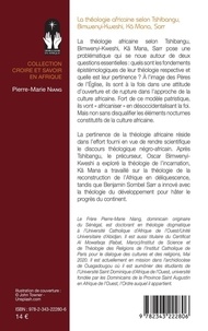 La théologie africaine selon Tshibangu, Bimwenyi-Kweshi, Kä Mana, Sarr