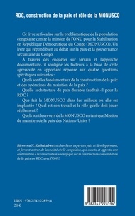 RDC, construction de la paix et rôle de la MONUSCO